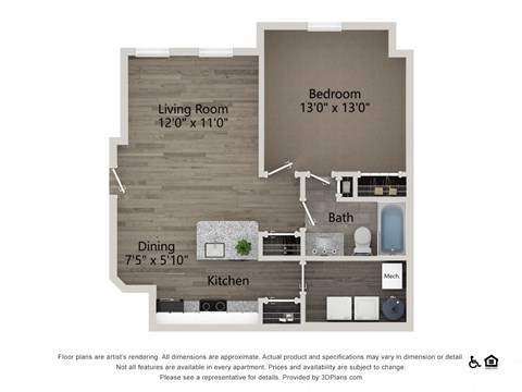 Club Floorplan at Griffin Weston, North Carolina